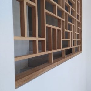 Cornice divisoria in legno massello